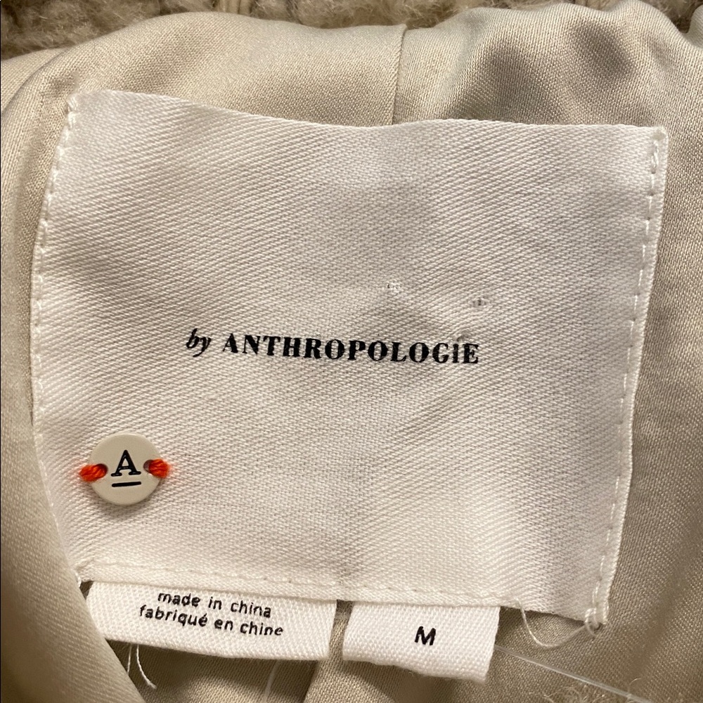 ANTHROPOLOGIE Sherpa Teddy Vest Women's Size SMALL - Picture 6 of 14